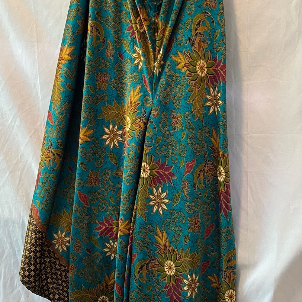 Floral Patterned Skirt - Multicolor
